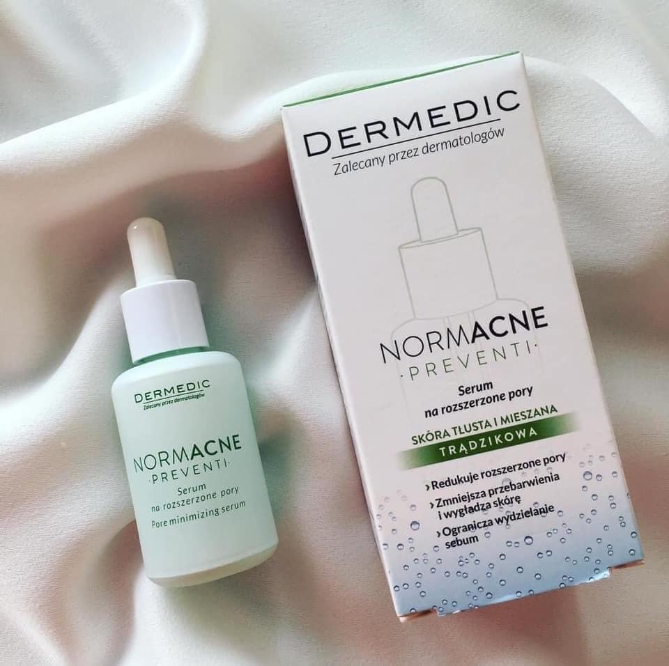 Serum cho da dầu mụn lỗ chân lông to Dermedic Normacne Pore Minimizing