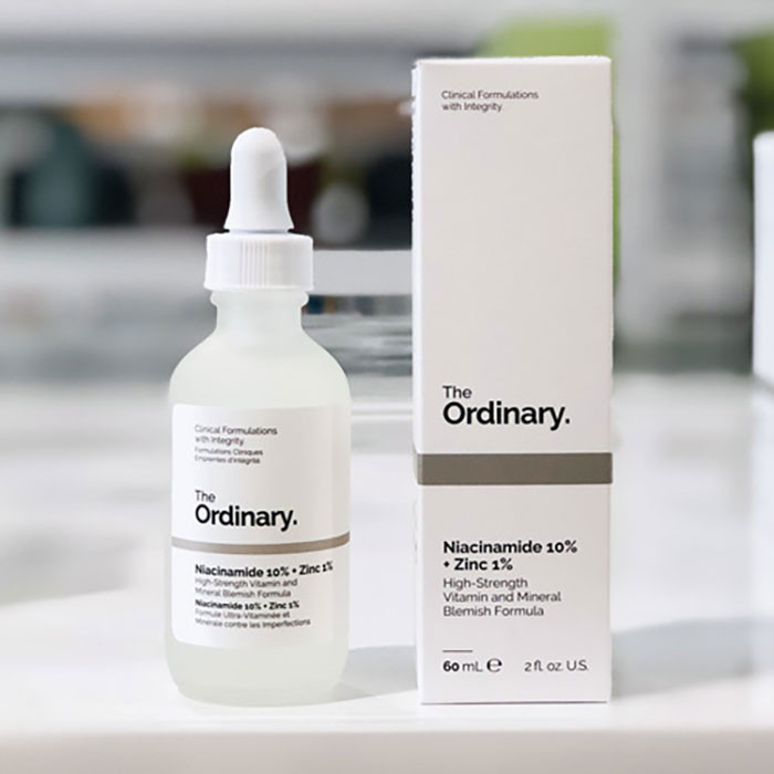 Serum dưỡng trắng da cho da dầu The Ordinary Niacinamide 10% + Zinc 1%