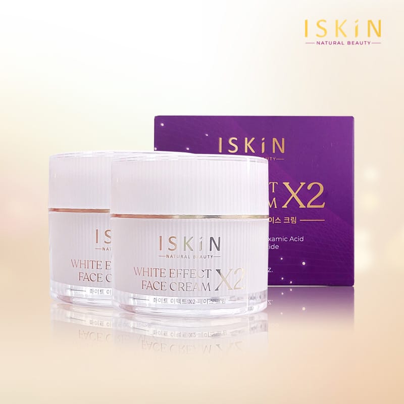 Kem Dưỡng Trắng Da X2 ISKIN kem dưỡng trắng da mặt cho da ngăm đen