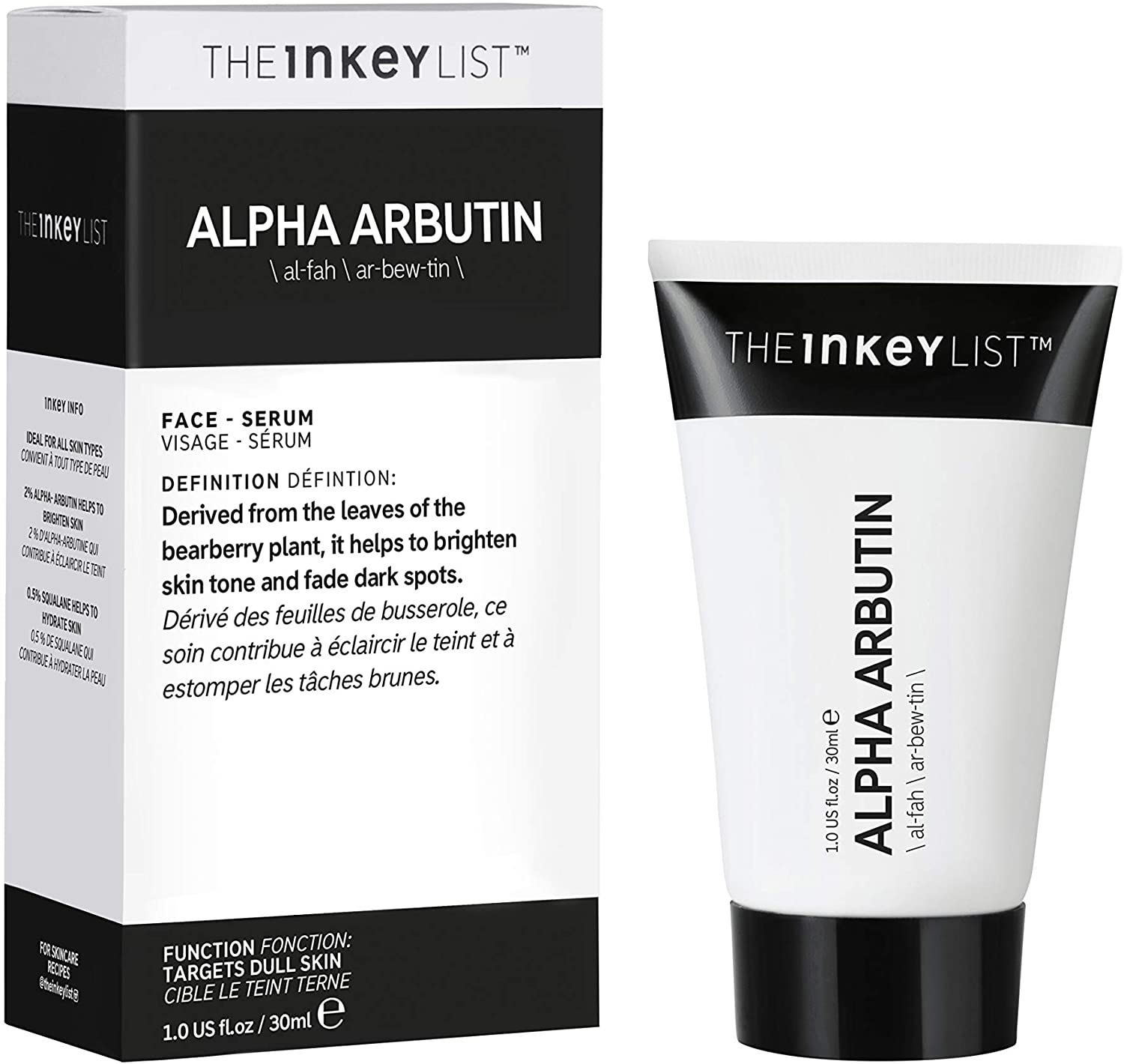 Tinh chất dưỡng trắng da The Inkey List Alpha Arbutin 
